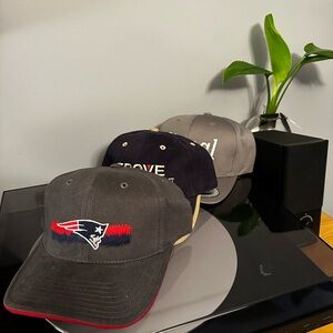 Cap Collection - Grey Patriots Cap, Grey Cap, Black Cap
